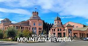 Exploring Downtown Mountain View, California USA Walking Tour #mountainview #downtownmountainview