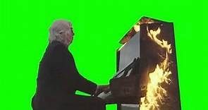Danila Bolshakov - Burning piano (Green Screen)