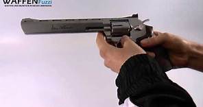 Dan Wesson 8 Zoll CO2 Revolver 4,5 mm BB, vernickelt, CO² Waffentest