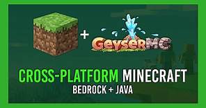 Bedrock & Java Minecraft Cross-play server tutorial | EASY | Working