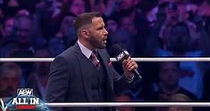 Nigel McGuinness Takes Centre Stage at AEW All In London to Announce Record-Breaking Attendance!