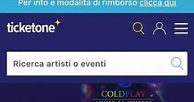 Allucinante…#coldplay #ticketone #concerto #italia #biglietticoncerto #biglietticoldplay