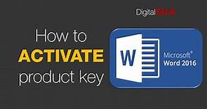 How to activate product key in ms word 2016 || DigitalTALK ||