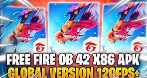 HOW TO DOWNLOAD FREE FIRE OB42 X86 APK 🔥No lag ⚡200 Fps+