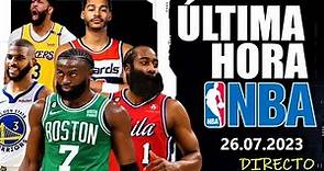 ULTIMA HORA NBA 🚨 EN DIRECTO 🚨 Jaylen 🤑 Warriors 💥 Lakers 🔥 Suns 💣 Lillard y Harden ⏳ 26 - 07 - 2023