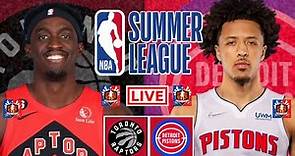 Toronto Raptors vs Detroit Pistons | NBA Summer League Live Scoreboard 2023 | JimbySports