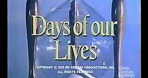 Dave's Archives: Days of our Lives Intro 1978