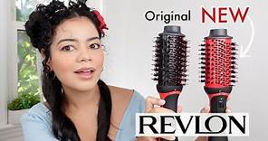NEW Revlon One Step Plus 3X Ceramic Brush VS OLD Revlon Plus 😱 Review On Curly Hair