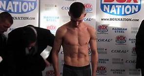 RYAN WALSH v DARREN TRAYNOR OFFICIAL WEIGH IN & HEAD TO HEAD