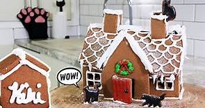 How To Make A Gingerbread House + Free Templates!