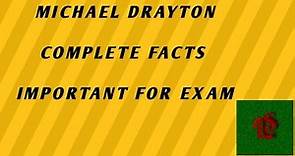 Michael Drayton (important points).