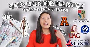 MEJORES UNIVERSIDADES PRIVADAS para ESTUDIAR MEDICINA en MÉXICO 🇲🇽 | COSTO + RESULTADOS ENARM