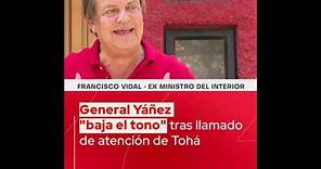 General Yáñez "baja el tono" tras llamado de atención de Tohá | 24 Horas TVN Chile