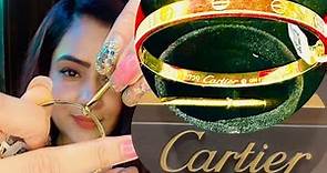 Watch this Unboxing Cartier bracelet & Love bracelet | Yellow Gold | Rashmi Mishra