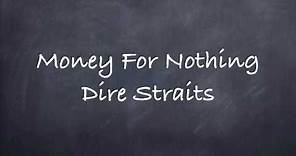 Money for Nothing-Dire Straits Lyrics