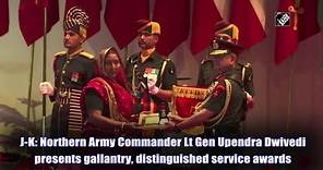 Northern Army Commander Lt Gen Upendra Dwivedi presents gallantry, distinguished service awards