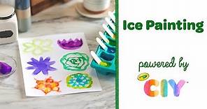 DIY Ice Painting || Crayola CIY: Create It Yourself