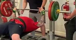 Dave coyle 191kg bench press pb