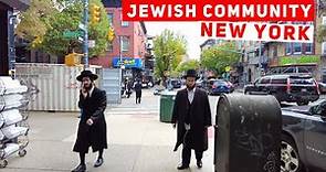 Hasidic Jewish Community | South Williamsburg New York City | Walking Tour 4K
