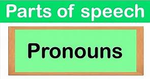 PRONOUNS | Definition, Types & Examples in 5 MINUTES | Parts of speech