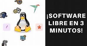Software Libre en 3 minutos
