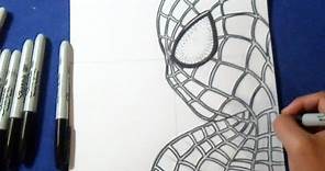 Fácil - Cómo dibujar a Spiderman | How to draw The Amazing Spider-man