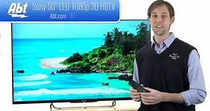 Sony 50 inch LED 1080P 3D HDTV - KDL50W800B Overview