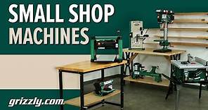 Small Woodworking Shop: The Essential Grizzly Tools