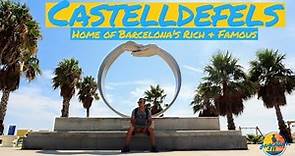 CASTELLDEFELS: HOME TO BARCELONA'S RICH & FAMOUS - Spain Travel Vlog