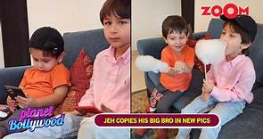 Kareena Kapoor Khan's little one, Jehangir, tries to copy his big brother Taimur! | Planet Bollywood | Zoom TV