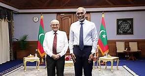 President Dr Muizzu meets former President Uz Maumoon Abdul Gayoom