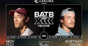 BATB 13: Gustavo Ribeiro Vs. Nick Holt - Round 1: Battle At The Berrics Presented By Cariuma