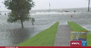 Hurricane Ida storm surge reaches New Orleans Lakefront