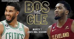 Boston Celtics vs Cleveland Cavaliers Full Game Highlights | Mar 1 | 2023 NBA Season