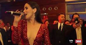 Natalia Oreiro canta Gilda en la Gala de Caras