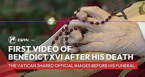 First video of Pope Emeritus Benedict XVI after his death shared by the Vatican before his Funeral