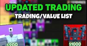 [UPDATED] *New* BEST TRADING / VALUE TIER LIST! TOILET TOWER DEFENSE
