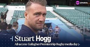 Stuart Hogg goes behind the scenes at Gallagher Premiership Rugby media day 🎥