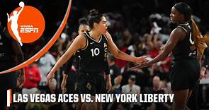 A RACE TO THE FINISH 🔥 New York Liberty vs. Las Vegas Aces | Full Game Highlights | WNBA on ESPN