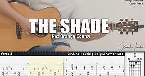 THE SHADE - Rex Orange County | Fingerstyle Guitar | TAB + Chords + Lyrics