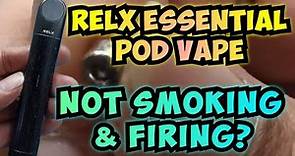 Relx Essential Pod Vape Not Smoking How to Simple Repair