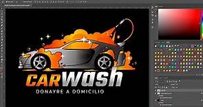 Diseño logos de car wash