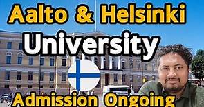 Study into One of the World's Top Ranking 100 University | Aalto | Helsinki University - Apply Now!