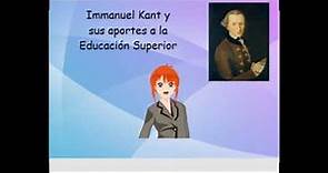 Immanuel Kant y sus aportes a la Educación
