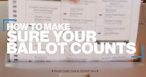 How to make sure your mail-in ballot is counted