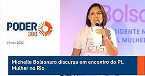 Michelle Bolsonaro discursa em encontro do PL Mulher no Rio
