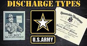 Types of Army discharges