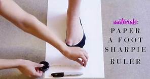 JustFab Presents How To Measure Your Shoe Size