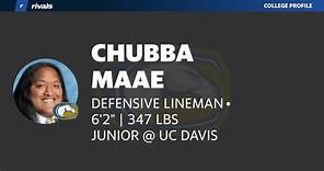 Chubba Maae JUNIOR Defensive Lineman UC Davis
