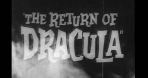 Trailer: The Return of Dracula (1958)